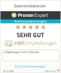 ProvenExpert-Bewertungssiegel